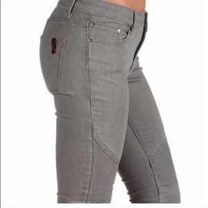 ROXY Moto Skinny Jeans Gray Wash NWT